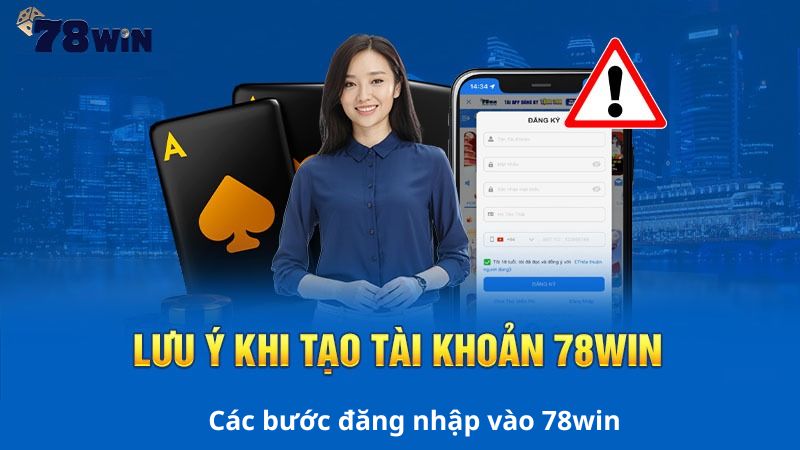 Các bước đăng nhập vào 78win.